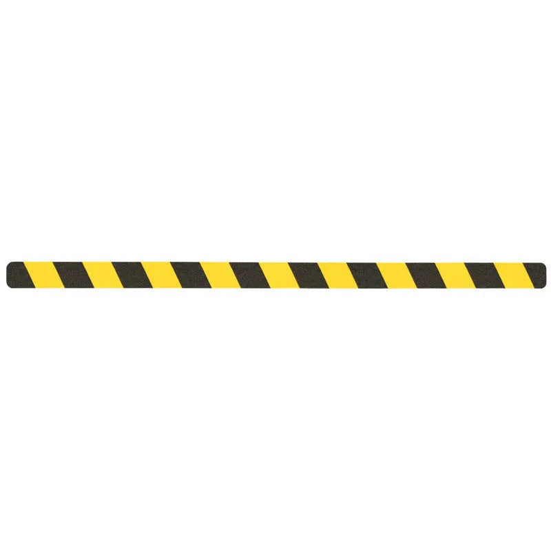 Load image into Gallery viewer, Skridsikker Tape - Advarende-Gul/Sort-Ark 50x1000mm - pakke a´10 stk.-R13 (Korn 60)