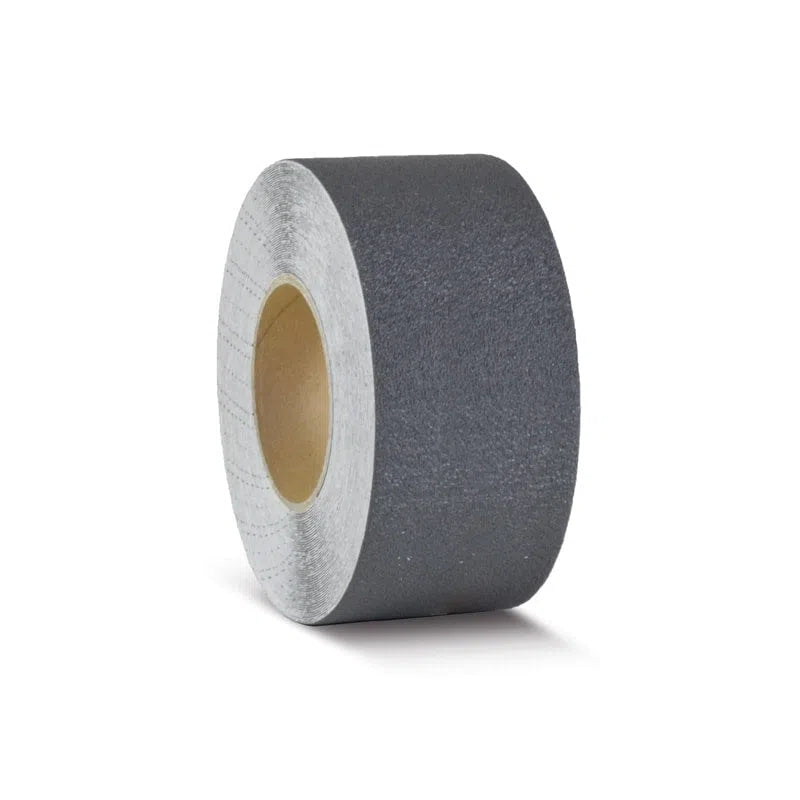 Load image into Gallery viewer, Skridsikker Tape - Rengøringsvenlig-Grå-Rulle 100mm x 18.3 meter.-R10 (Præget vinyl)