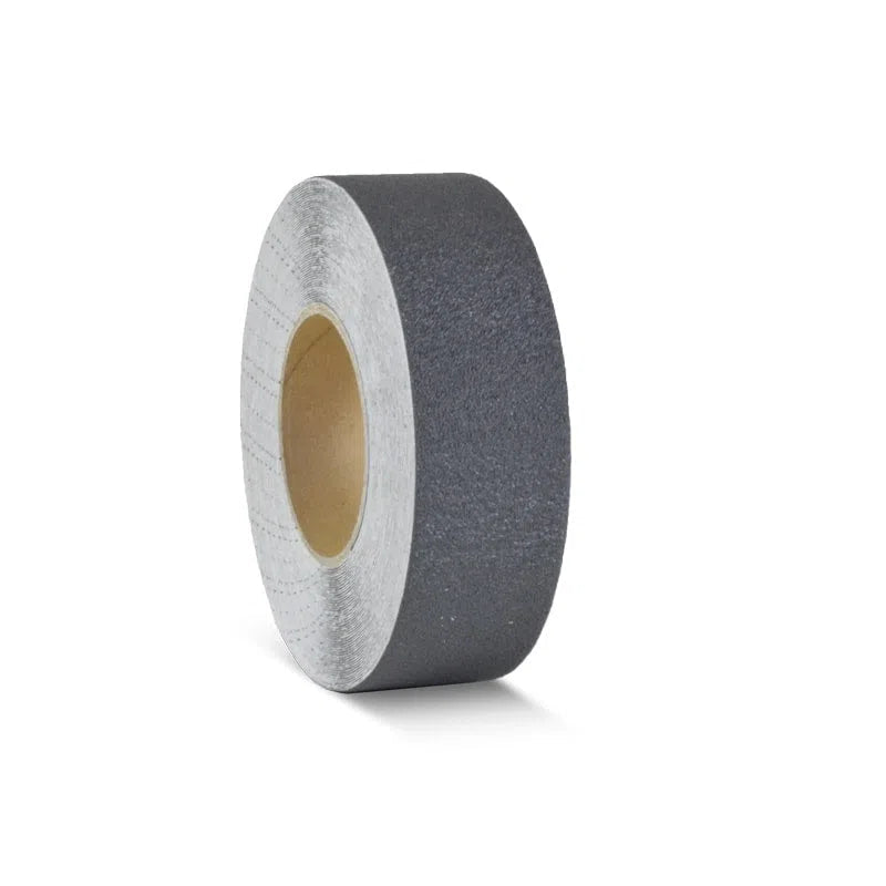 Load image into Gallery viewer, Skridsikker Tape - Rengøringsvenlig-Grå-Rulle 50mm x 18.3 meter.-R10 (Præget vinyl)