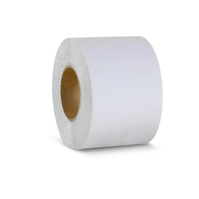 Load image into Gallery viewer, Skridsikker Tape - Rengøringsvenlig-Hvid-Rulle 150mm x 18.3 meter.-R10 (Præget vinyl)