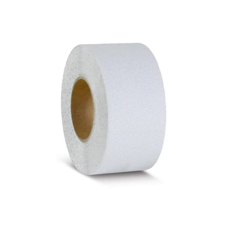 Load image into Gallery viewer, Skridsikker Tape - Rengøringsvenlig-Transparent-Rulle 100mm x 18.3 meter.-R10 (Præget vinyl)