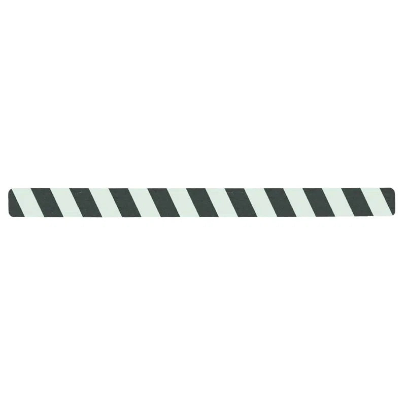Vis billedet i billedesfremviseren, Skridsikker Tape - Selvlysende-Selvlysende/Sort-Ark 50x650mm - pakke a´10 stk.-R13 (Korn 60)