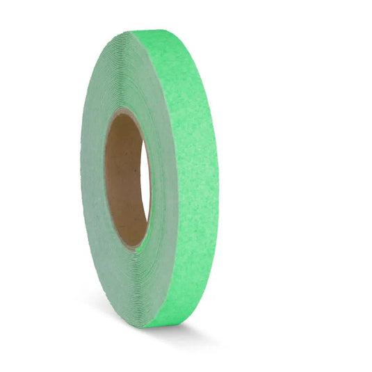 Skridsikker Tape - Signal Farver-Signal Groen-Rulle 25mm x 18.3 meter.-R13 (Korn 60)