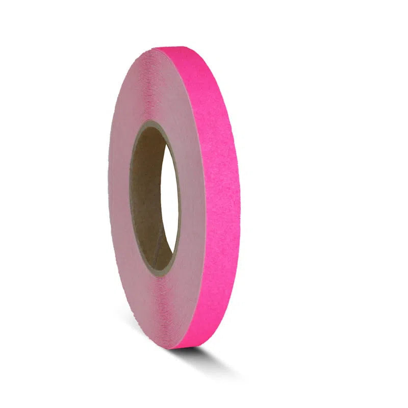 Vis billedet i billedesfremviseren, Skridsikker Tape - Signal Farver-Signal Pink-Rulle 19mm x 18.3 meter.-R13 (Korn 60)
