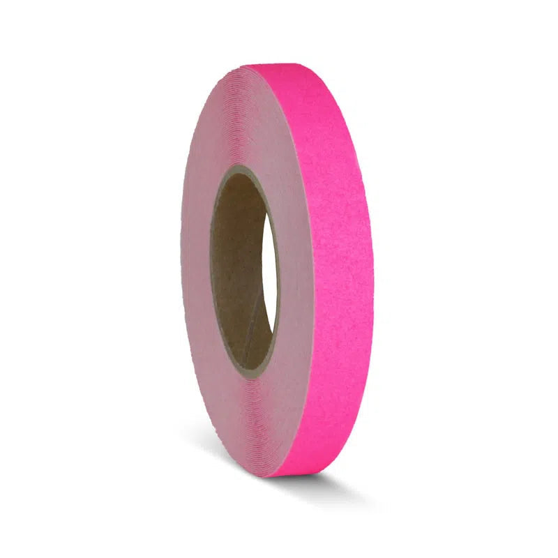 Vis billedet i billedesfremviseren, Skridsikker Tape - Signal Farver-Signal Pink-Rulle 25mm x 18.3 meter.-R13 (Korn 60)
